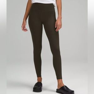 Lululemon Align 28” leggings olive green